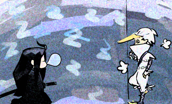 白鷺さん&銀閣さん