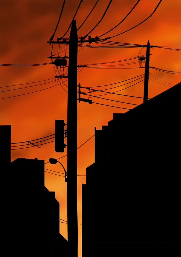 夕暮れ４