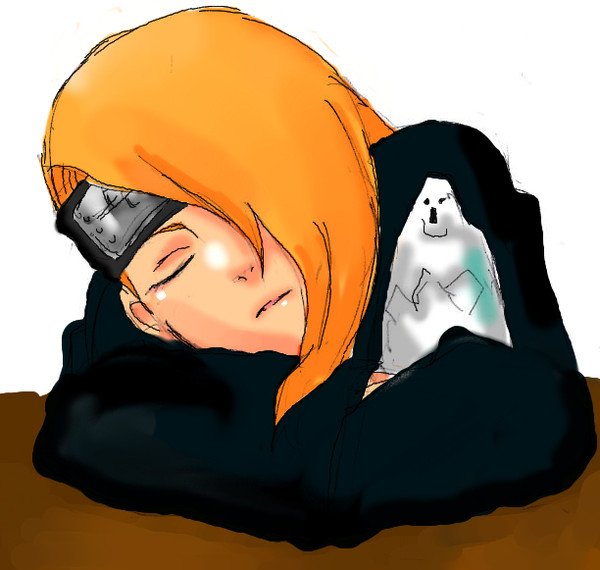 居眠り中。