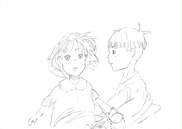 らくがき　　ポニョ　宗介