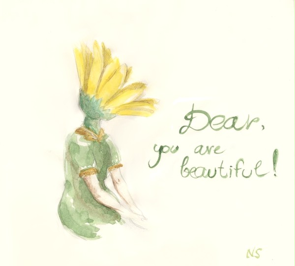 she beautiful as flower