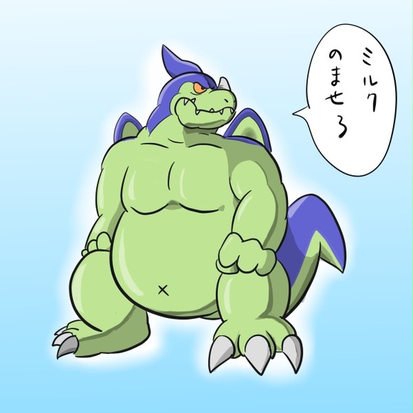 ミルク大好きギランさん
