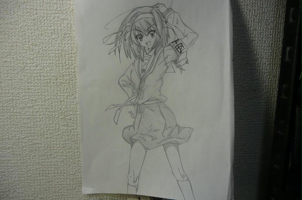 ハルヒ描いた