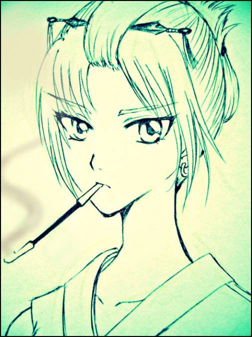月詠表情練習