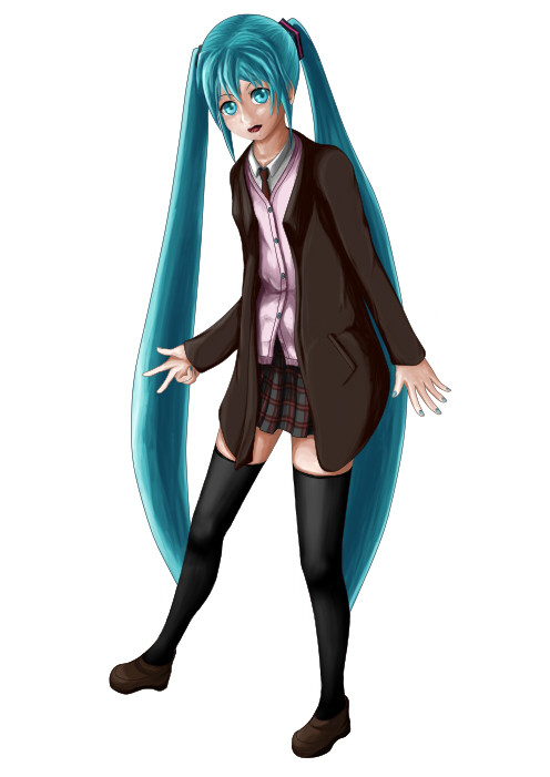 私服ミクさん