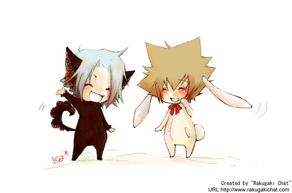 ワンコとウサちゃん