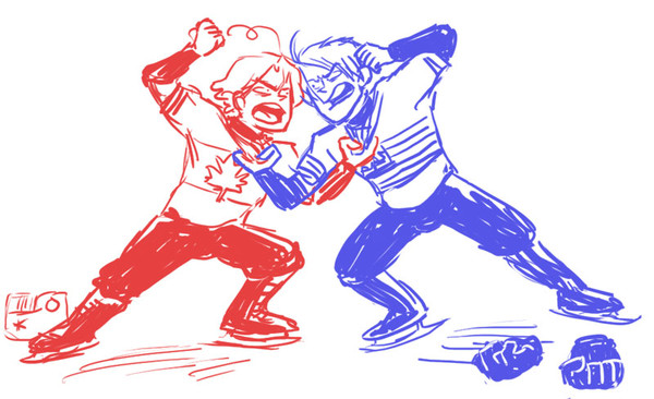 hockey fight