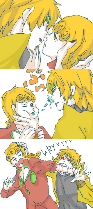 無駄親子でキス唾