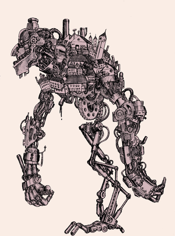 歩くロボット