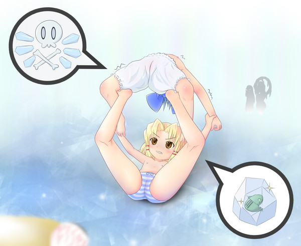 諏訪子×チルノ