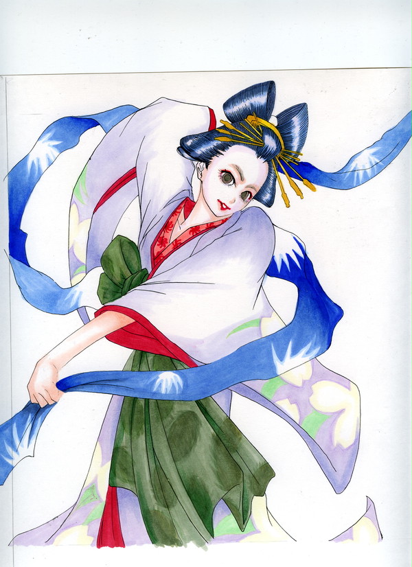 友人のお題が着物