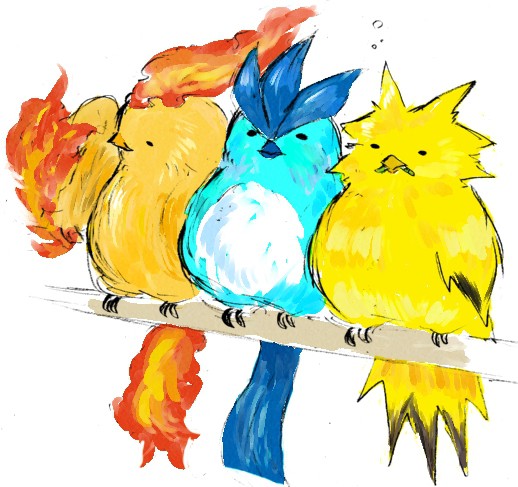 伝説の三鳥
