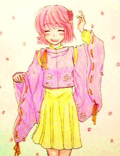 桜の髪飾り