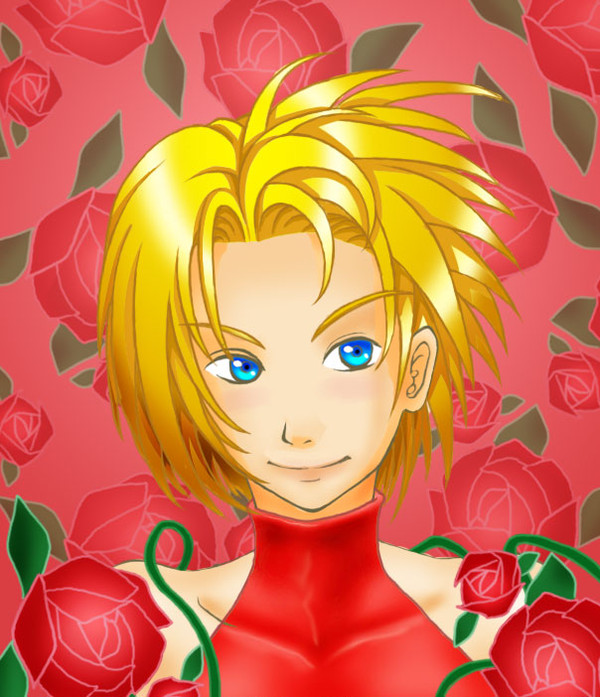 薔薇の金髪
