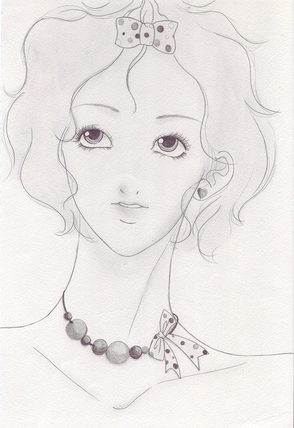鉛筆画
