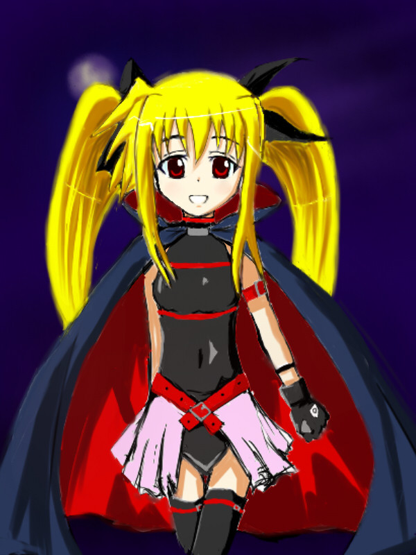 バリアジャケット姿のフェイトさん