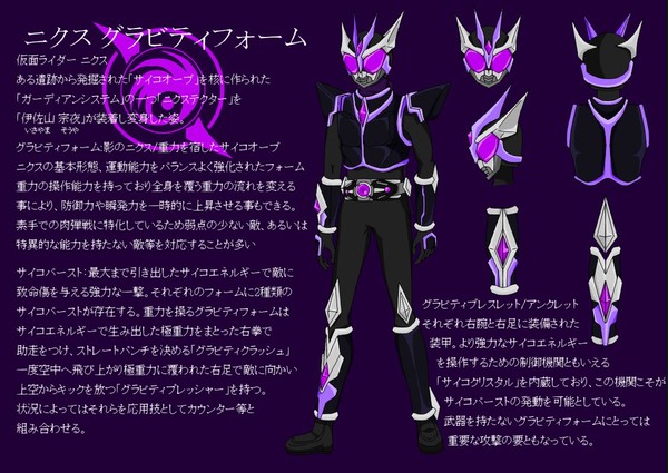 仮面ライダーニクス THE 設定