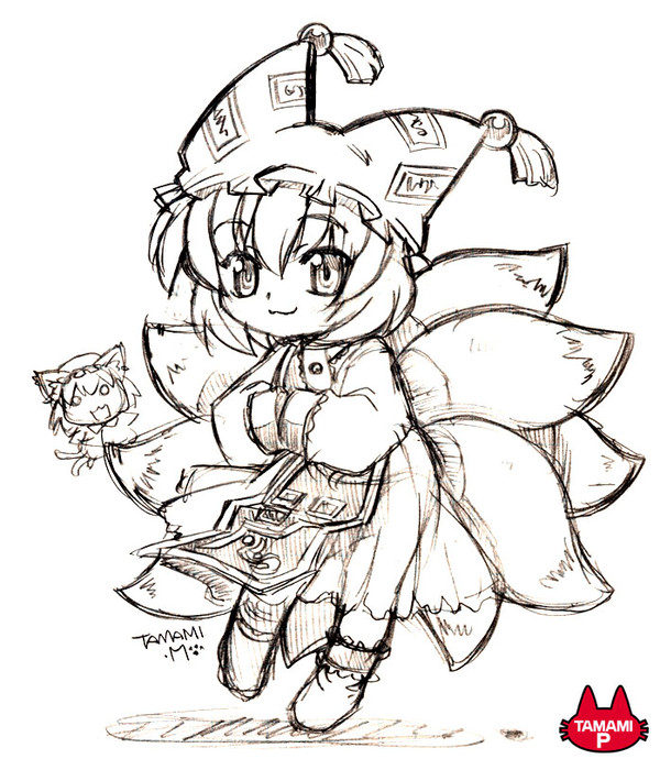 藍しゃま・大ラフ描き
