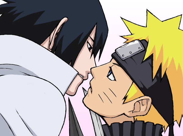 【腐向け】サスケとナルトでキス唾