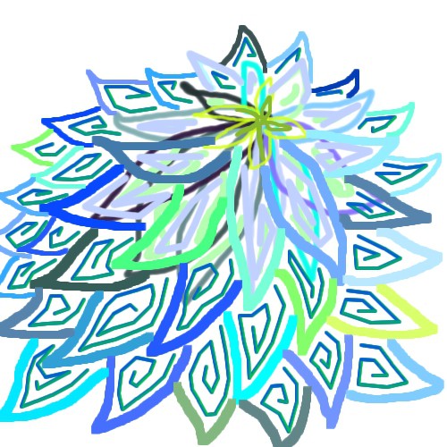 寒色花