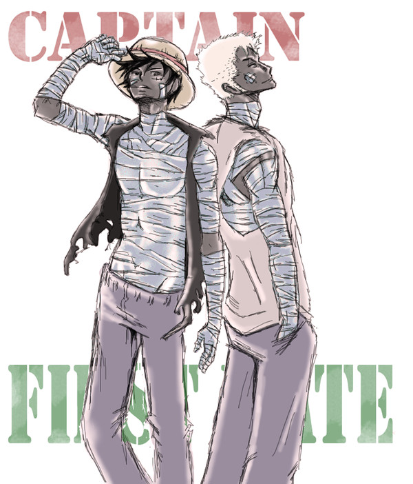 Ace and Zoro Post Battle