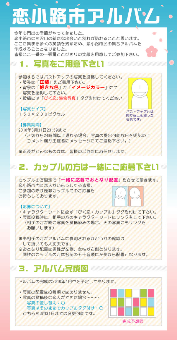 【ぴく恋】恋小路市アルバム【企画内企画】