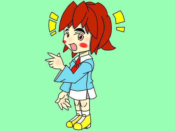 制服少女。