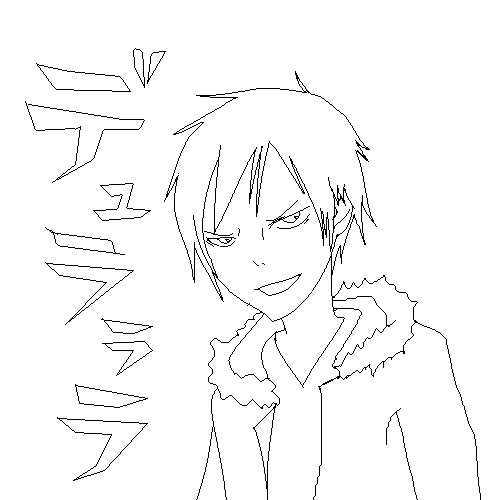【デュラララ】らくがき【線画】