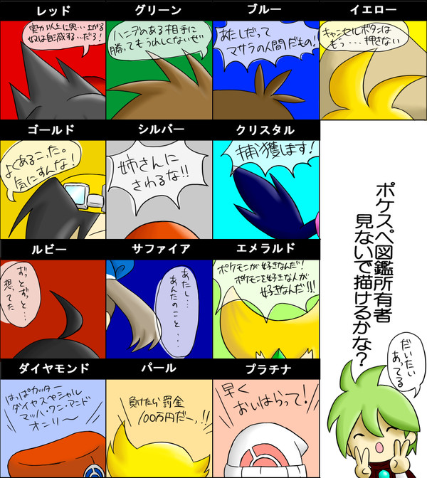 【イメレス】見ないで描いてみたけど