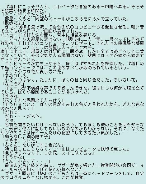 オリジナル　小説　４