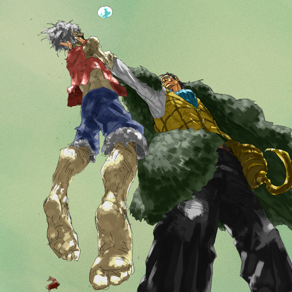 麦わら・・これが七武海だ。