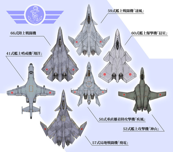 帝国海軍戦列機総勢