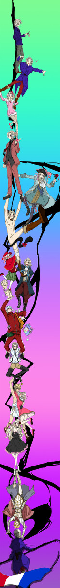 【ヘタリア】フラララ!!ほぼ仏のみ☆【デュラララ!!EDパロ】