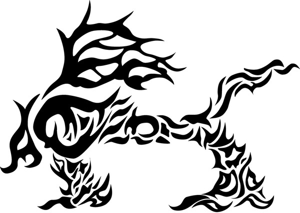 獅子　トライバル