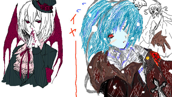 美味しいものは描いてませんが