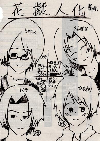 花擬人化やってみた(((無謀