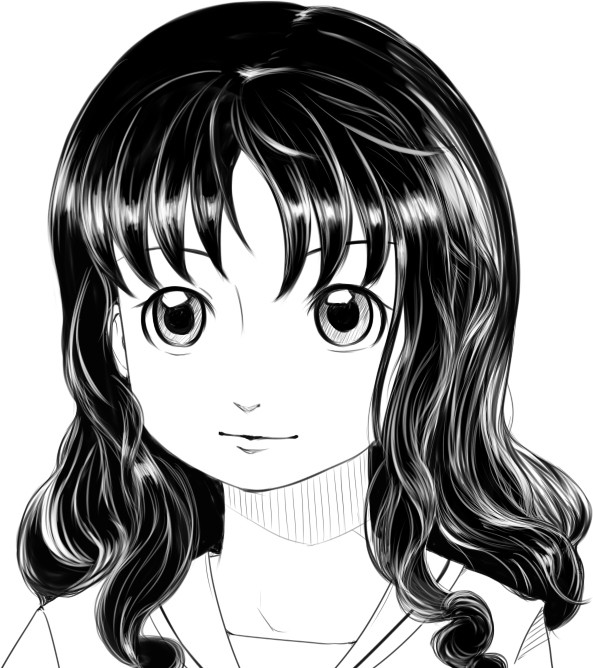 えりか様黒ベタ練習