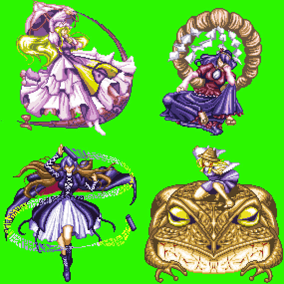 東方嫁ドットの企画絵（２倍表示）