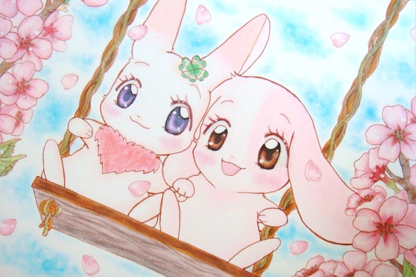 春のブランコ