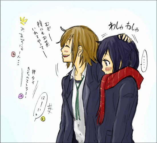 前髪おろし律ちゃんと梓ちゃん