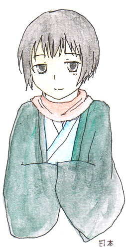 年賀状（菊）。