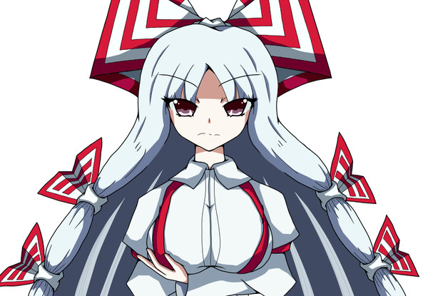 正面から妹紅