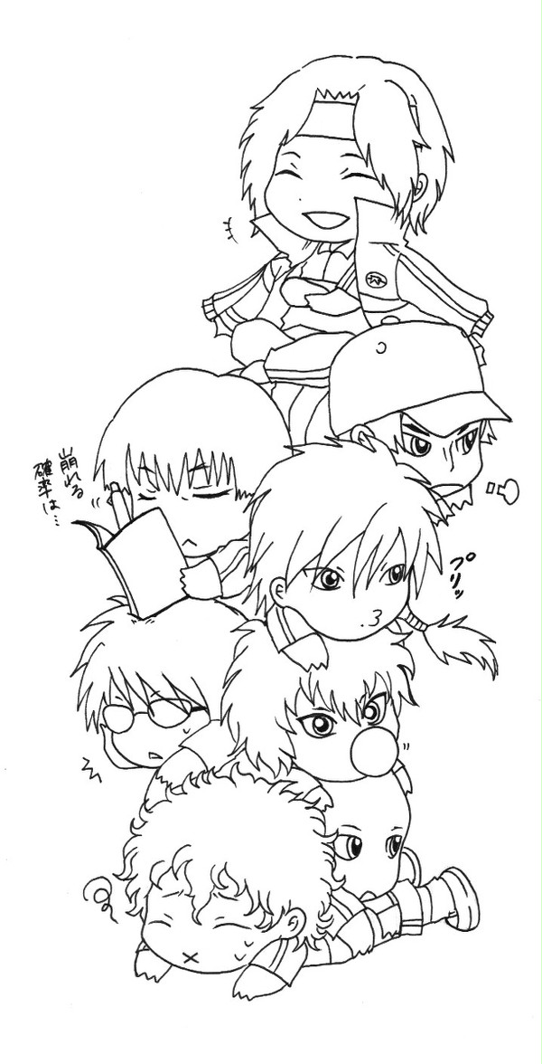 立海積んでみた。【塗ってください。】