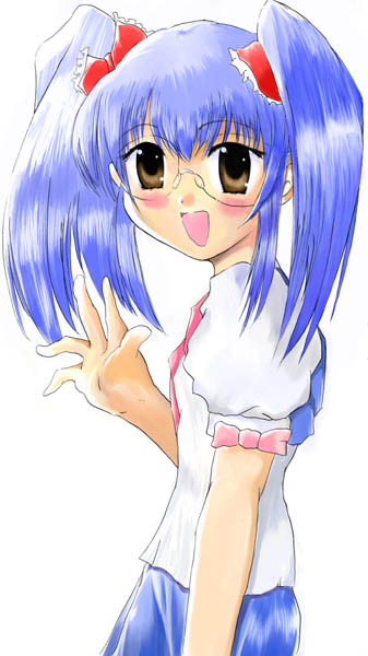 眼鏡のお嬢さん