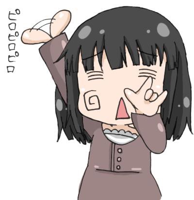 ふざけてみたんだ。