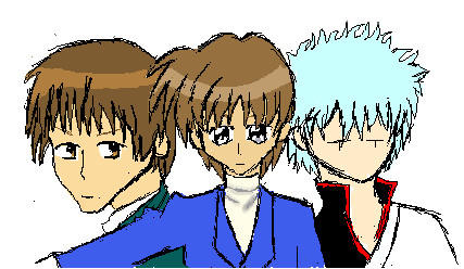 （左から）キョン、祐一、銀さん