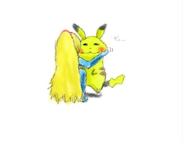 サムスとピカチュウ