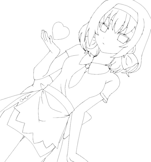 【線画】ベルベル【ヘタリア】