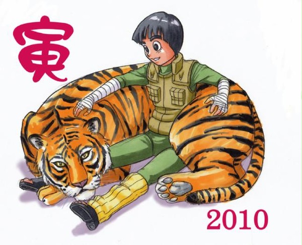 ２０１０年用年賀ロック・リー