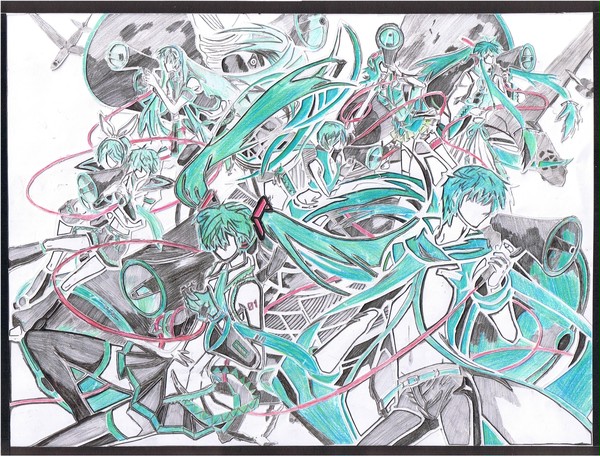 恋は戦争 切り絵